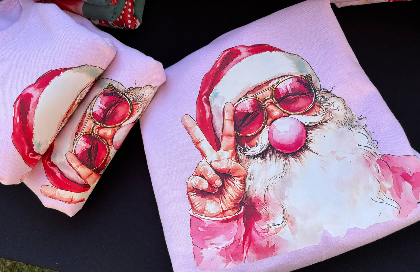 Retro Bubblegum Santa