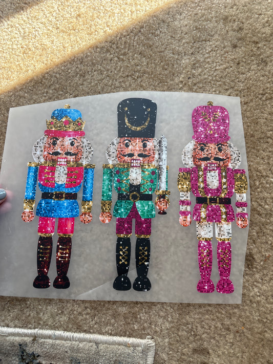 Fake Glitter Nutcracker