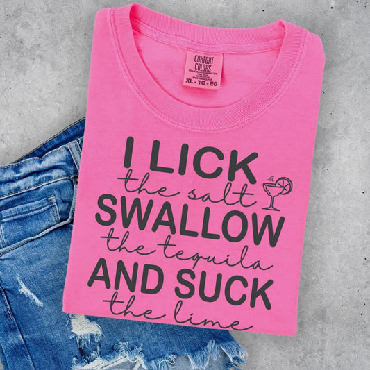 Lick, Swallow, and Suck