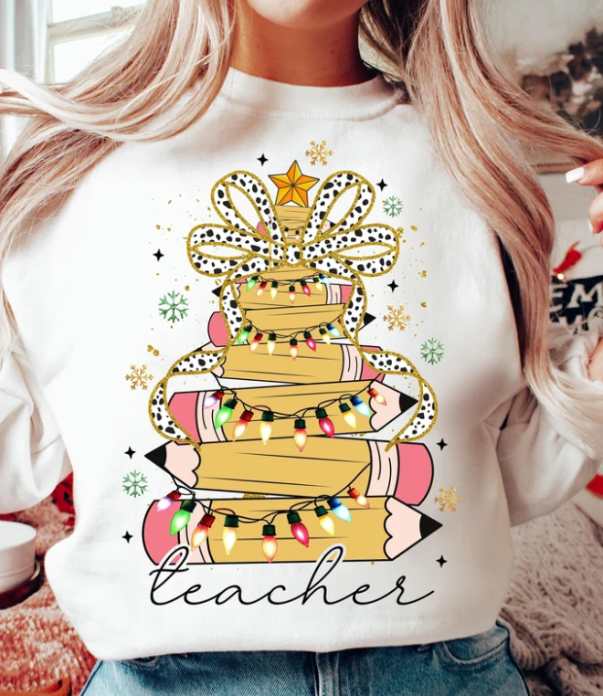 Christmas Pencil Tree Teacher