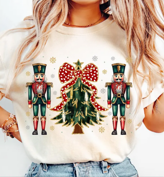 Christmas Tree and Nutcracker