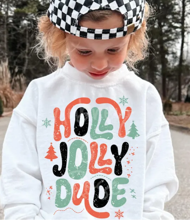 Holly Jolly Dude Distressed